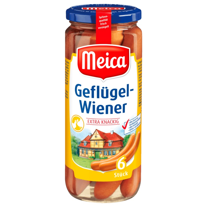 Meica Geflügel-Würstchen extra knackig 250g